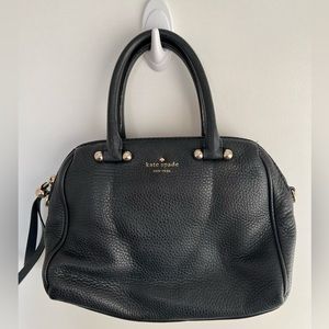 Kate Spade Black Leather Satchel